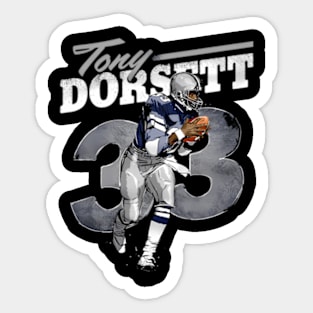 Tony Dorsett Dallas R Sticker